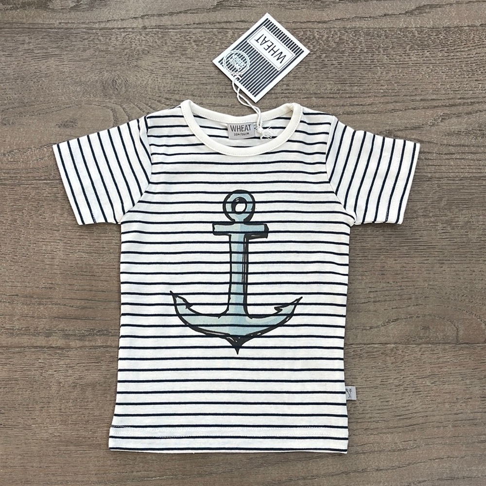 Wheat Baby Anchor Knit Tee, NWT